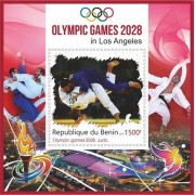 Stamps Summer Olympics 2028 in Los Angeles Wrestling