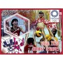 Stamps Sports Summer Olympics in Tokyo 2020 swimming run tennis fencing volleyball handball