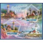 Stamps Lighthouses Art