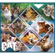 Stamps Fauna Cat