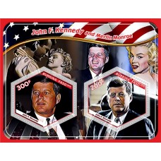 Stamps John Kennedy and Marilyn Monroe