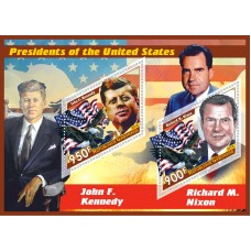Stamps John Kennedy and Presidents of USA