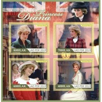 Stamps Royal dynasties Princess Diana
