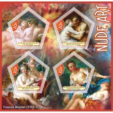 Stamps Art Nude Art