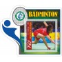 Stamps Sport Badminton Set 8 sheets