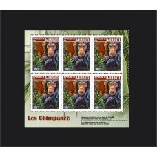 Stamps fauna Monkey Set 1 sheets