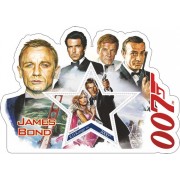 Stamps Cinema James Bond Set 8 sheets