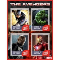 Stamps Cinema Marvel Avengers Set 8 sheets