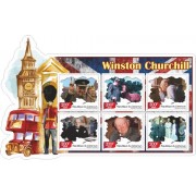Stamps Sir Winston Churchill Set 10 sheets