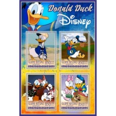 Stamps Cartoon Walt Disney Donald Duck Set 8 sheets