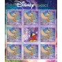 Stamps Cartoon Walt Disney Set 6 sheets