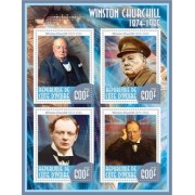 Stamps Winston Churchill Set 2 sheets