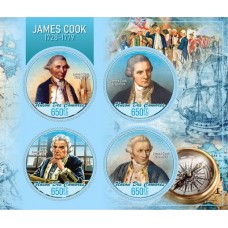 Stamps James Cook Set 8 sheets
