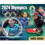 Stamps Summer Olympics in Paris 2024 Table Tennis Set 8 sheets