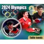 Stamps Summer Olympics in Paris 2024 Table Tennis Set 8 sheets