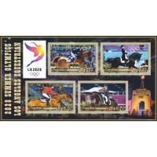 Stamps Olympic Games in Los Angeles 2028 Equestrian Set 8 sheets