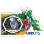 Stamps Birds Parrots Set 10 sheets