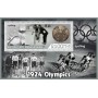 Stamps Olympic Games 1924 Rowing , Cycling , Tennis  Set 8 sheets