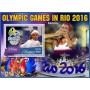 Stamps Olympic Games 2016 Rowing , Judo , Tennis , Table tennis Set 8 sheets