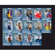 Stamps Sport Rowing  Set 14 stamps