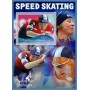 Stamps Sport Speed Skating Paulien van Deutekom Set 8 sheets