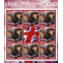 Stamps Cartoon Winston Churchill Set 6 sheets