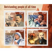 Stamps Great people in History Set 8 sheets