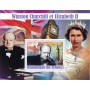 Stamps Winston Churchill and Elizabeth II Set 10 sheets