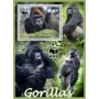 Stamps Fauna WWF Gorillas Set 8 sheets