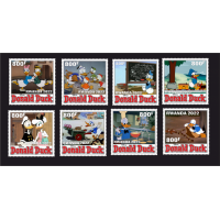 Stamps Cartoon Walt Disney Set 8 stamps