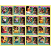 Stamps Cartoon Walt Disney Set 16 stamps