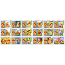 Stamps Cartoon Walt Disney Set 16 stamps
