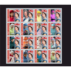 Stamps Elizabeth II Set 16 stamps