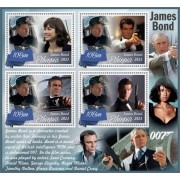 Stamps Cinema James Bond Set 2 sheets