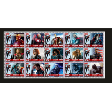 Stamps Cinema Marvel Set 15 stamps