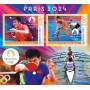 Stamps Olympic Games in Paris 2024 Rowing , Table Tennis , Field Hockey Set 8 sheets