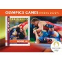 Stamps Olympic Games in Paris 2024 Cycling , Table Tennis , Field Hockey Set 8 sheets