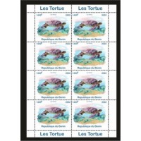 Stamps Fauna Sea Turtles Set 1 sheet