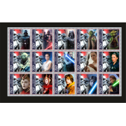 Stamps Cinema Star Wars Set 15 stamps