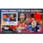 Stamps Summer Olympics Table Tennis Set 8 sheets