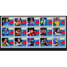 Stamps Table tennis  Set 15 stamps