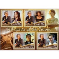 Stamps Cinema Titanic  Set 2 sheets