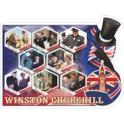 Stamps Sir Winston Churchill Set 9 sheets