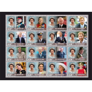 Stamps Elizabeth II Set 16 stamps