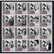 Stamps Sir Winston Churchill and his children Set 16 stamps