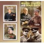 Stamps Churchill and Stalin Set 2 sheets