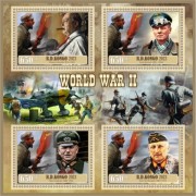 Stamps World War II Set 2 sheets