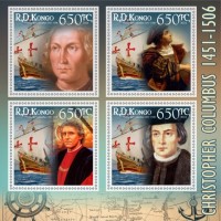 Stamps Christopher Columbus Set 8 sheets