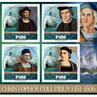 Stamps Christopher Columbus Set 8 sheets