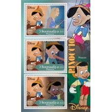 Stamps Cartoon Walt Disney Set 8 sheets